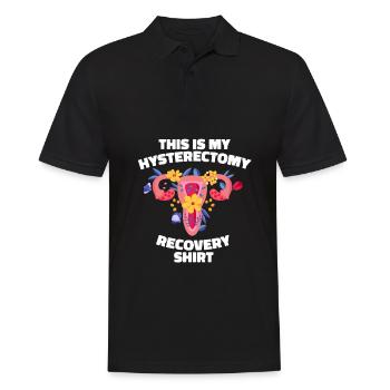 Hysterektomie Hysterektomie - Männer Poloshirt - Schwarz - Vorne - Kai (181cm)