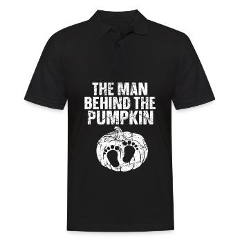 Halloween The Man Behind The Pumpkin - Men's Polo Shirt - black - Front - Kai (181cm)