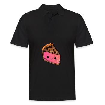 Thanksgiving Cute - Men's Polo Shirt - black - Front - Kai (181cm)
