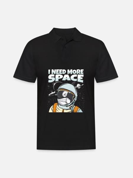 Orque Épaulard Astronaute - Polo Homme - noir