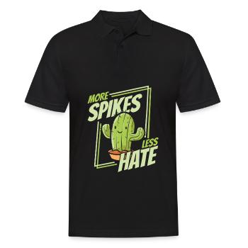 Jardin de cactus - Polo Homme - noir - Devant - Kai (181cm)