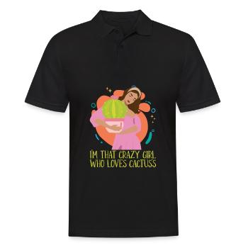 Jardin de cactus - Polo Homme - noir - Devant - Kai (181cm)
