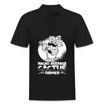 Jardin de cactus - Polo Homme - noir - Devant - Kai (181cm)