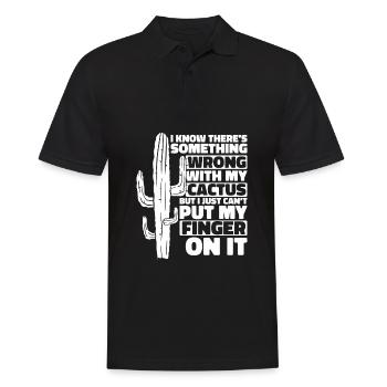 Jardin de cactus - Polo Homme - noir - Devant - Kai (181cm)