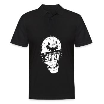 Jardin de cactus - Polo Homme - noir - Devant - Kai (181cm)