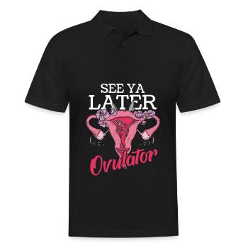 Hysterektomie - Männer Poloshirt - Schwarz - Vorne - Kai (181cm)