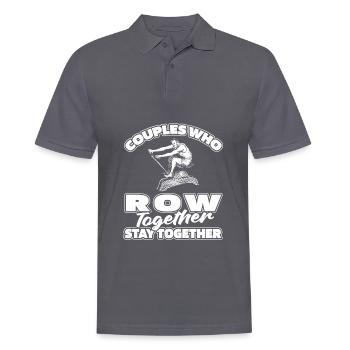 Paires d’aviron - Polo Homme - charbon - Devant - Nico (186cm)