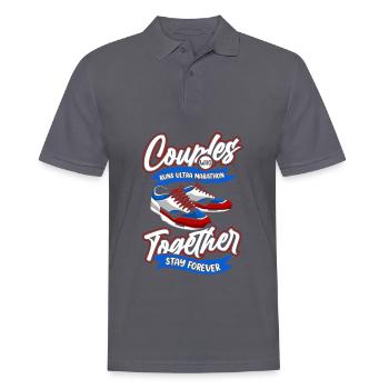 Ultramarathon Paar - Männer Poloshirt - Anthrazit - Vorne - Nico (186cm)