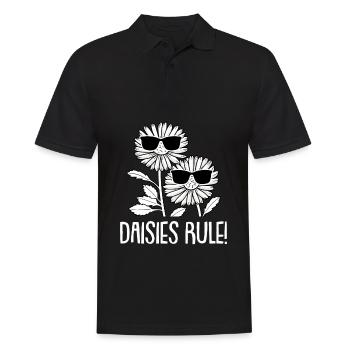 Goose Flower Daisy Sunglasses - Men's Polo Shirt - black - Front - Kai (181cm)