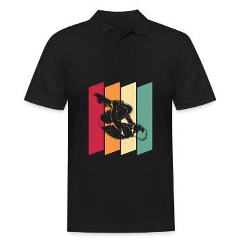 Turmspringen Turmspringer - Männer Poloshirt - Schwarz - Vorne - Kai (181cm)