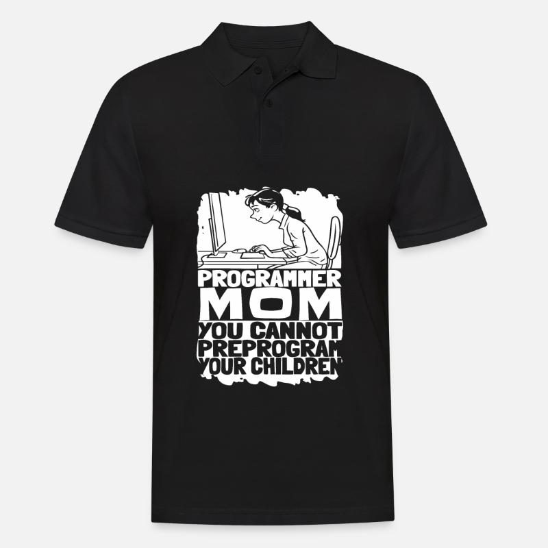 Développeur Coder Programmeur Mama - Polo Homme - noir