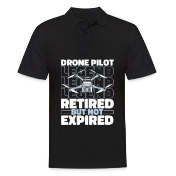 Drone Quadcopter retiré - Polo Homme - noir - Devant - Kai (181cm)
