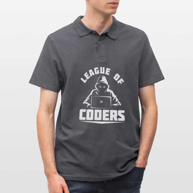 Entwickler Coder Programmierer Männer Poloshirt