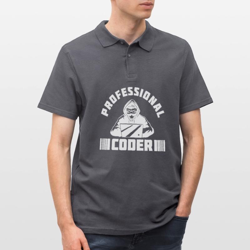 Développeur Coder Programmeur Professionnel Polo Homme