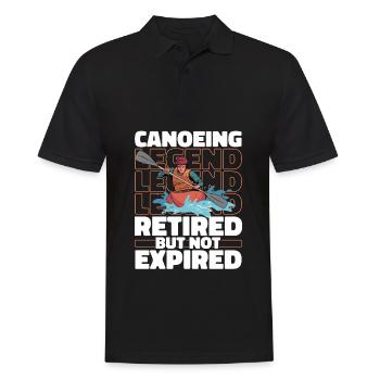 Canoéiste Canoéiste à la retraite - Polo Homme - noir - Devant - Kai (181cm)
