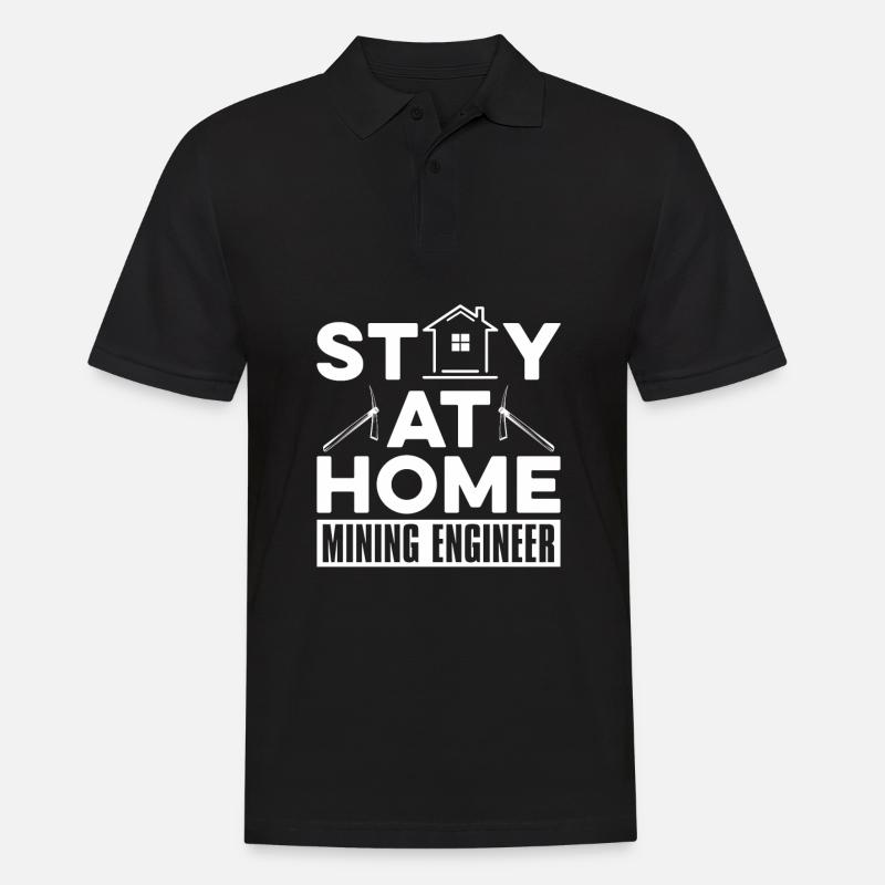 Engineer Mining Engineer - Men's Polo Shirt - black