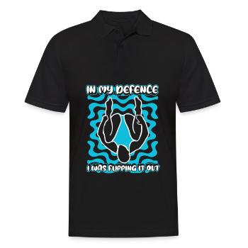 Plongeur en vol - Polo Homme - noir - Devant - Kai (181cm)