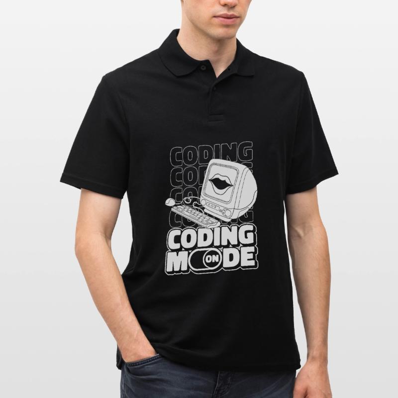 Developer Coder Programmer Computer Polo Homme