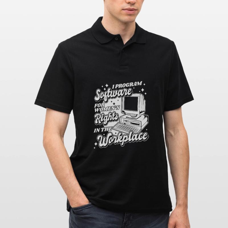 Developer Coder Programmer Computer Polo Homme