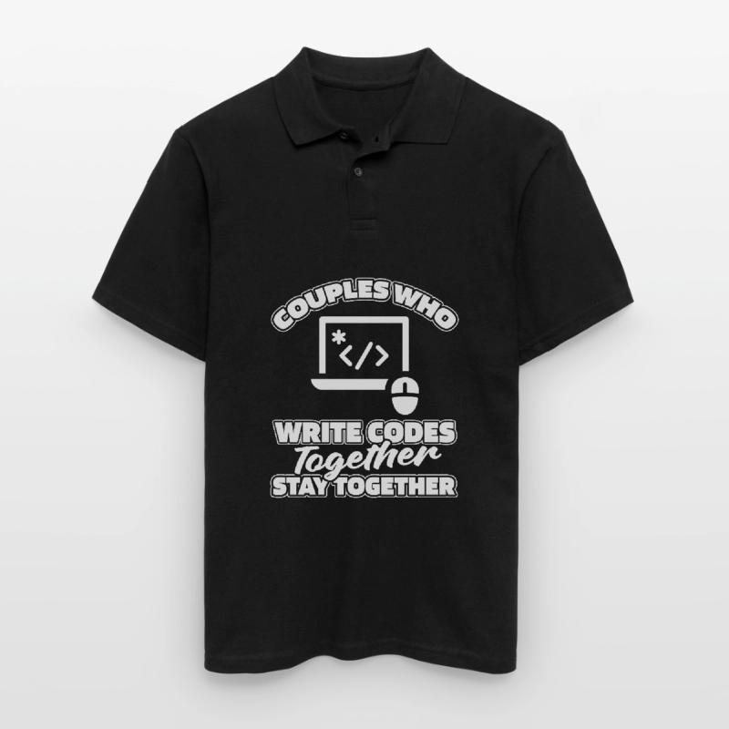 Developer Coder Programmer Pair Men's Polo Shirt