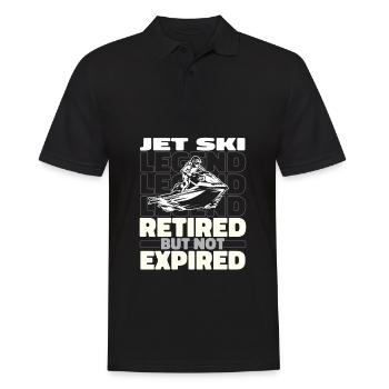 Jet Ski Im Ruhestand - Männer Poloshirt - Schwarz - Vorne - Kai (181cm)