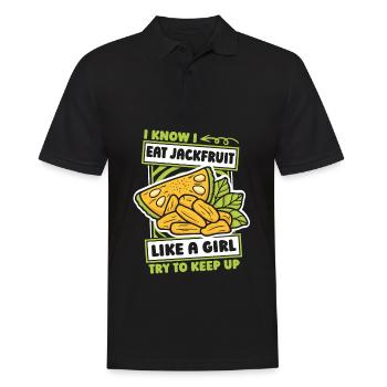 Jackfruit Girls - Men's Polo Shirt - black - Front - Kai (181cm)
