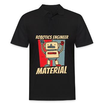Robotics Ai Robot - Men's Polo Shirt - black - Front - Kai (181cm)
