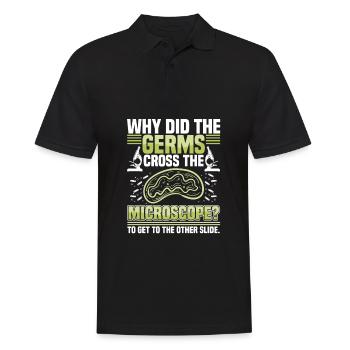 Biology Biologist Lustig - Men's Polo Shirt - black - Front - Kai (181cm)