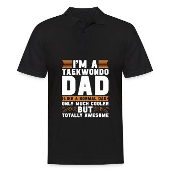 Taekwondo Humor Taekwondo Father - Men's Polo Shirt - black - Front - Kai (181cm)