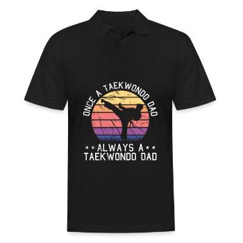 Taekwondo Taekwondo Père - Polo Homme - noir - Devant - Kai (181cm)