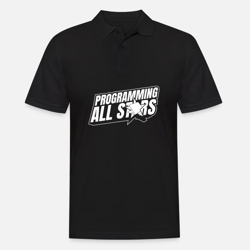 Developer Coder Programmer All Stars - Men's Polo Shirt - black