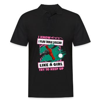 baby-foot filles baby-foot - Polo Homme - noir - Devant - Kai (181cm)