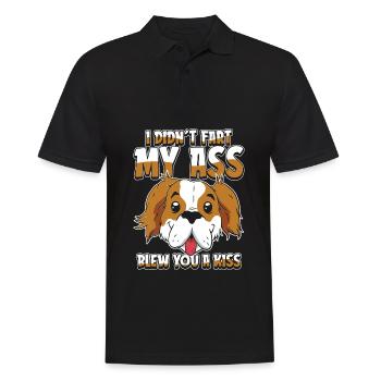 Humour pékinois - Polo Homme - noir - Devant - Kai (181cm)