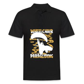 Parapente Parapente Fauteuil roulant - Polo Homme - noir - Devant - Kai (181cm)