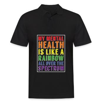 Psychology Psychologist Bunt - Men's Polo Shirt - black - Front - Kai (181cm)