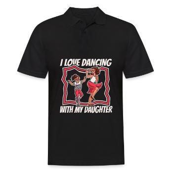 Mama Mutter Tochter Tanz Mutter - Männer Poloshirt - Schwarz - Vorne - Kai (181cm)