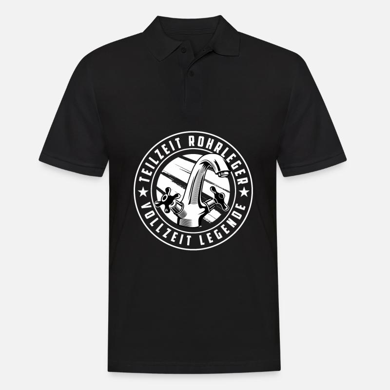 Pipeline Constructor Legend - Men's Polo Shirt - black