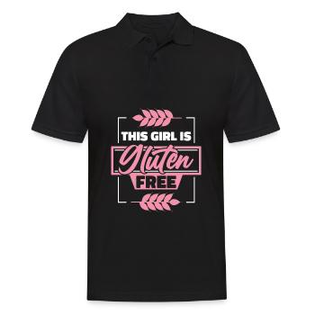 Filles sans gluten - Polo Homme - noir - Devant - Kai (181cm)