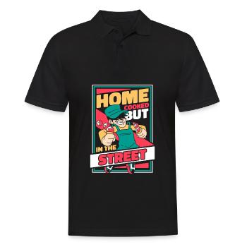 Cuisine de rue - Polo Homme - noir - Devant - Kai (181cm)