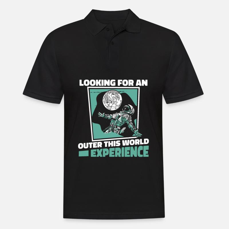 Space Space Astronaut Space Colonization - Men's Polo Shirt - black