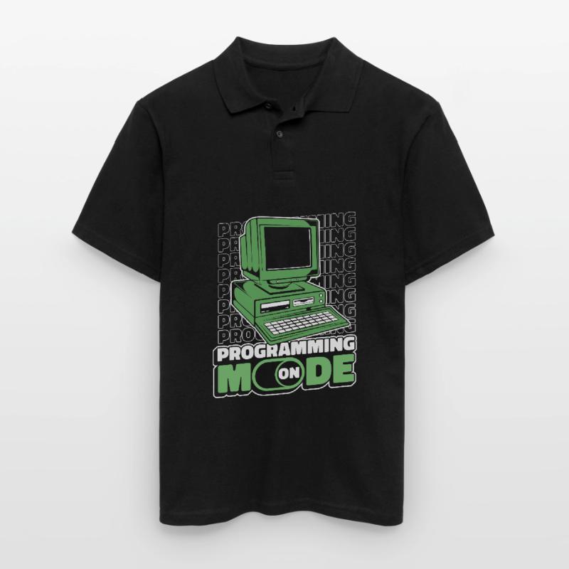 Developer Coder Programmer Computer Polo Homme