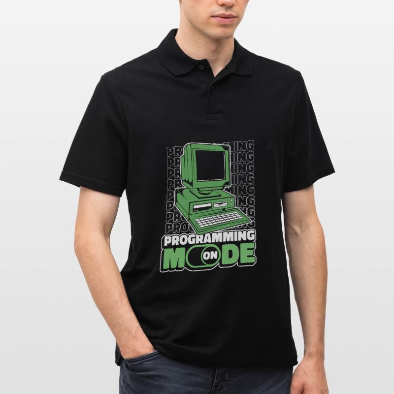 Developer Coder Programmer Computer Polo Homme