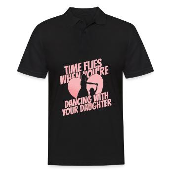 Maman Mère Cœur Danse Mère - Polo Homme - noir - Devant - Kai (181cm)