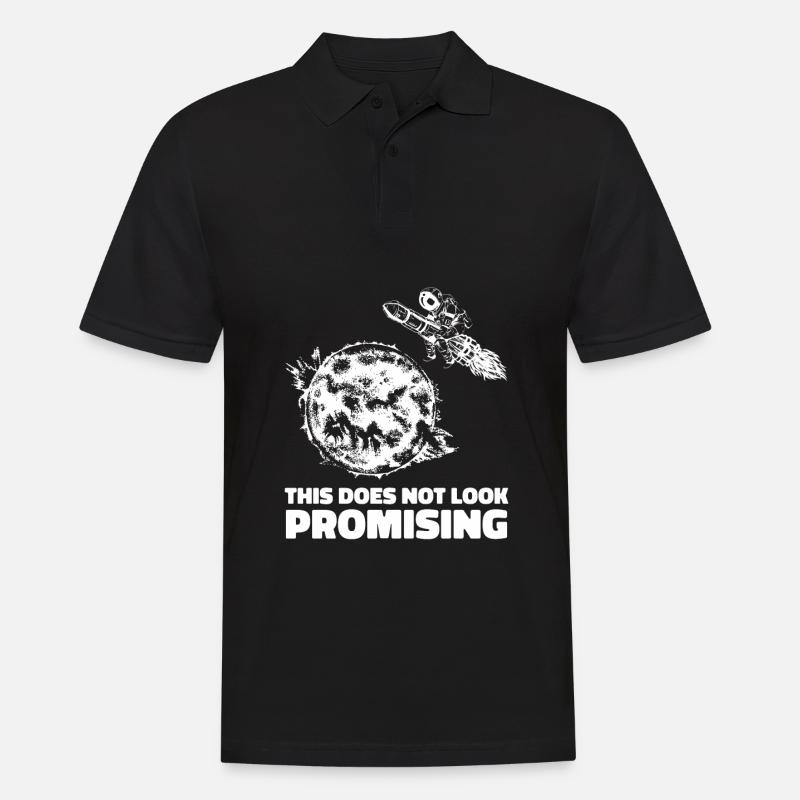 Colonisation spatiale de l’espace - Polo Homme - noir