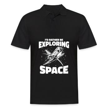 Espace Espace Sarcastique - Polo Homme - noir - Devant - Kai (181cm)