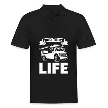 Cuisine de rue - Polo Homme - noir - Devant - Kai (181cm)