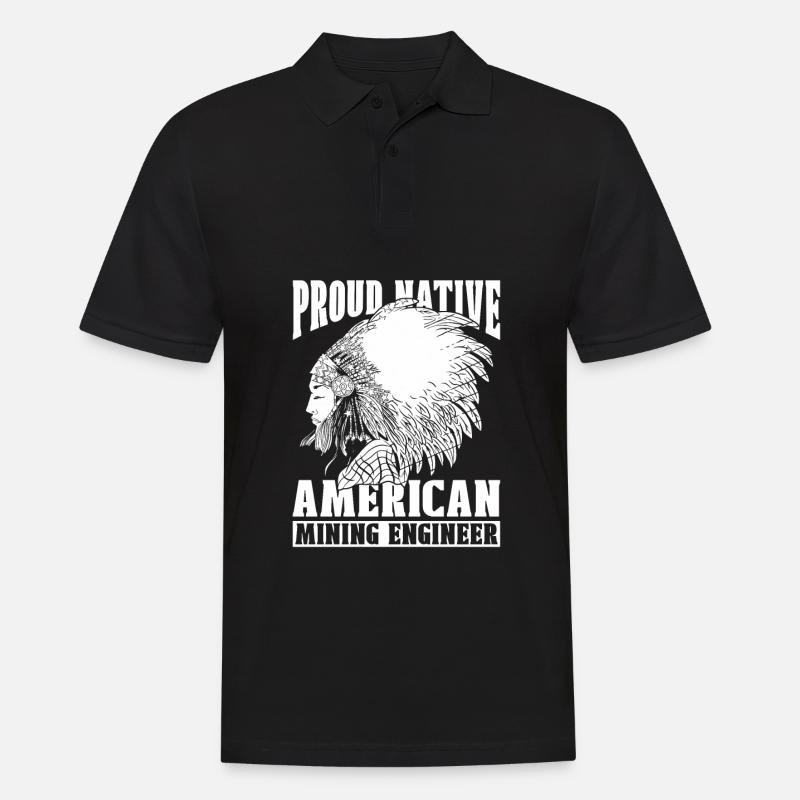 Engineer Mining Engineer - Men's Polo Shirt - black