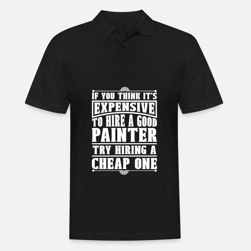 Painter Painter Funny - Men's Polo Shirt - black