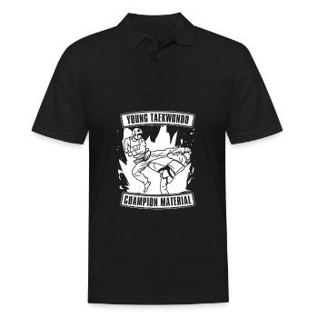 Taekwondo Père Taekwondo - Polo Homme - noir - Devant - Kai (181cm)