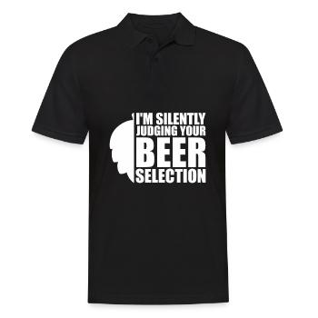 Craft Beer Craft Beer Selection - Men's Polo Shirt - black - Front - Kai (181cm)